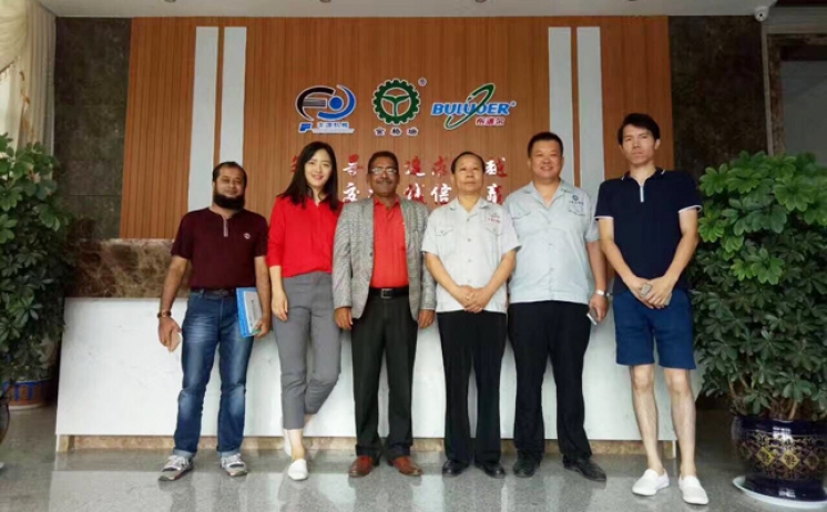 孟加拉國工商聯合會董事Runu先生和Raz先生來到山東91香蕉APP在线下载機械有限公司考察訪問